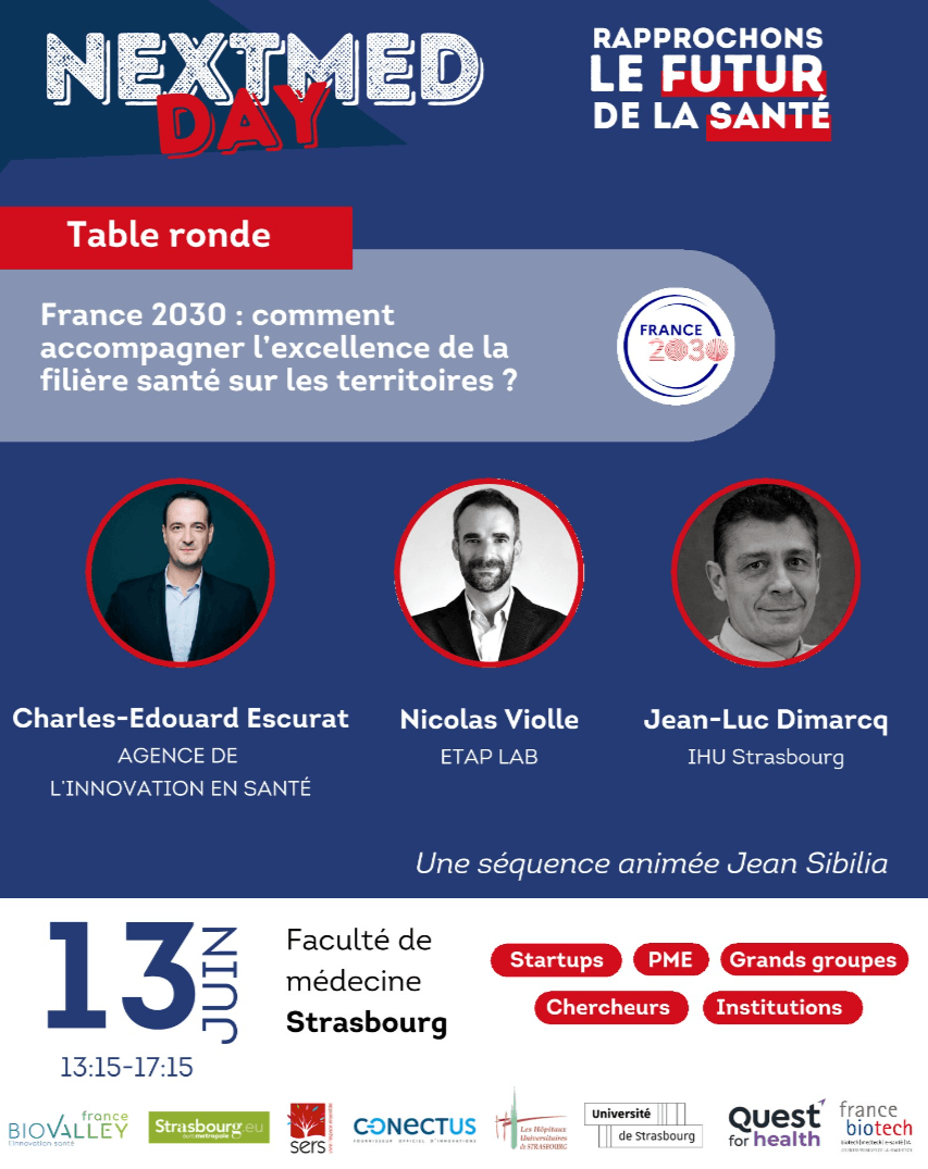 Nextmed Day – ETAP-Lab taking part in a round table