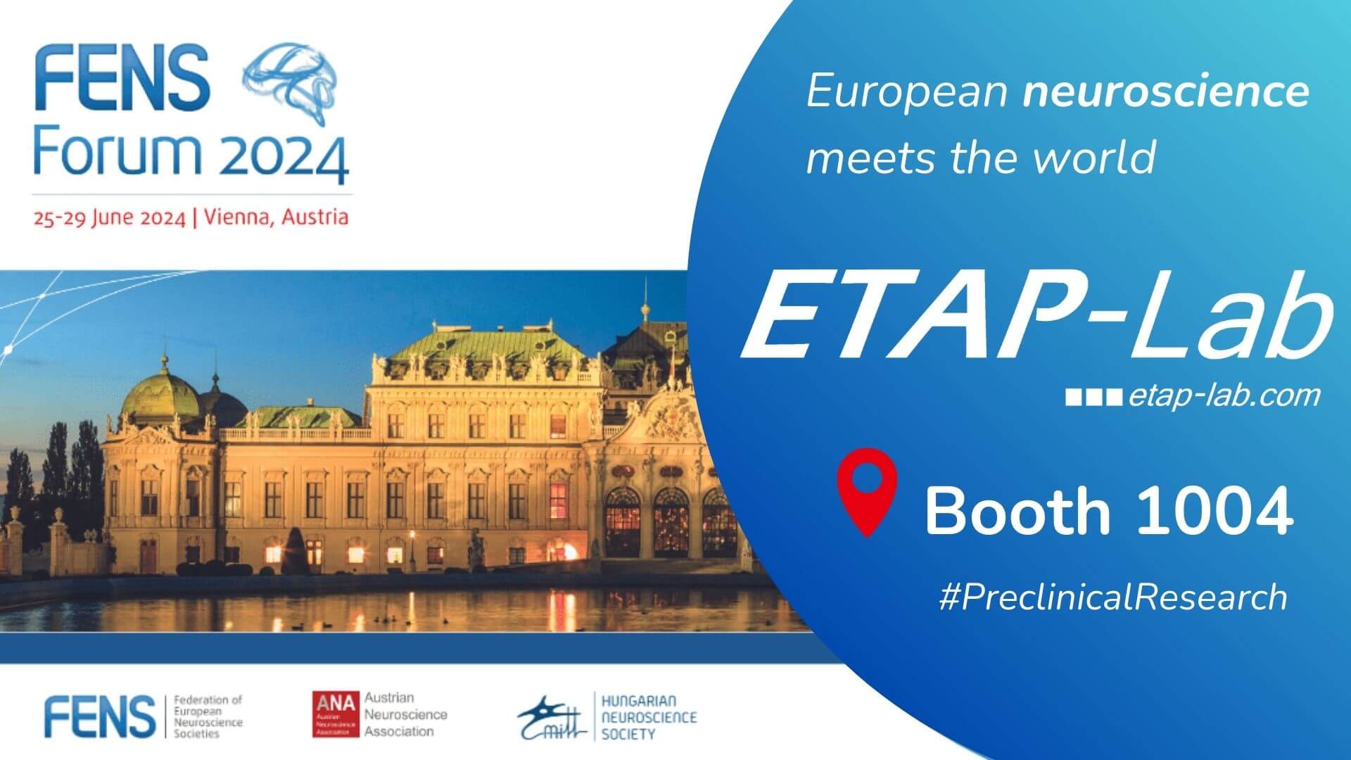 Meet ETAP-Lab at the FENS Forum 2024 – Booth 1004
