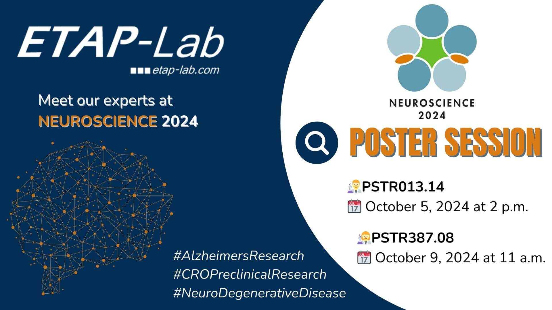 Discover our latest NDD’s results at the NEUROSCIENCE 2024 in Chicago
