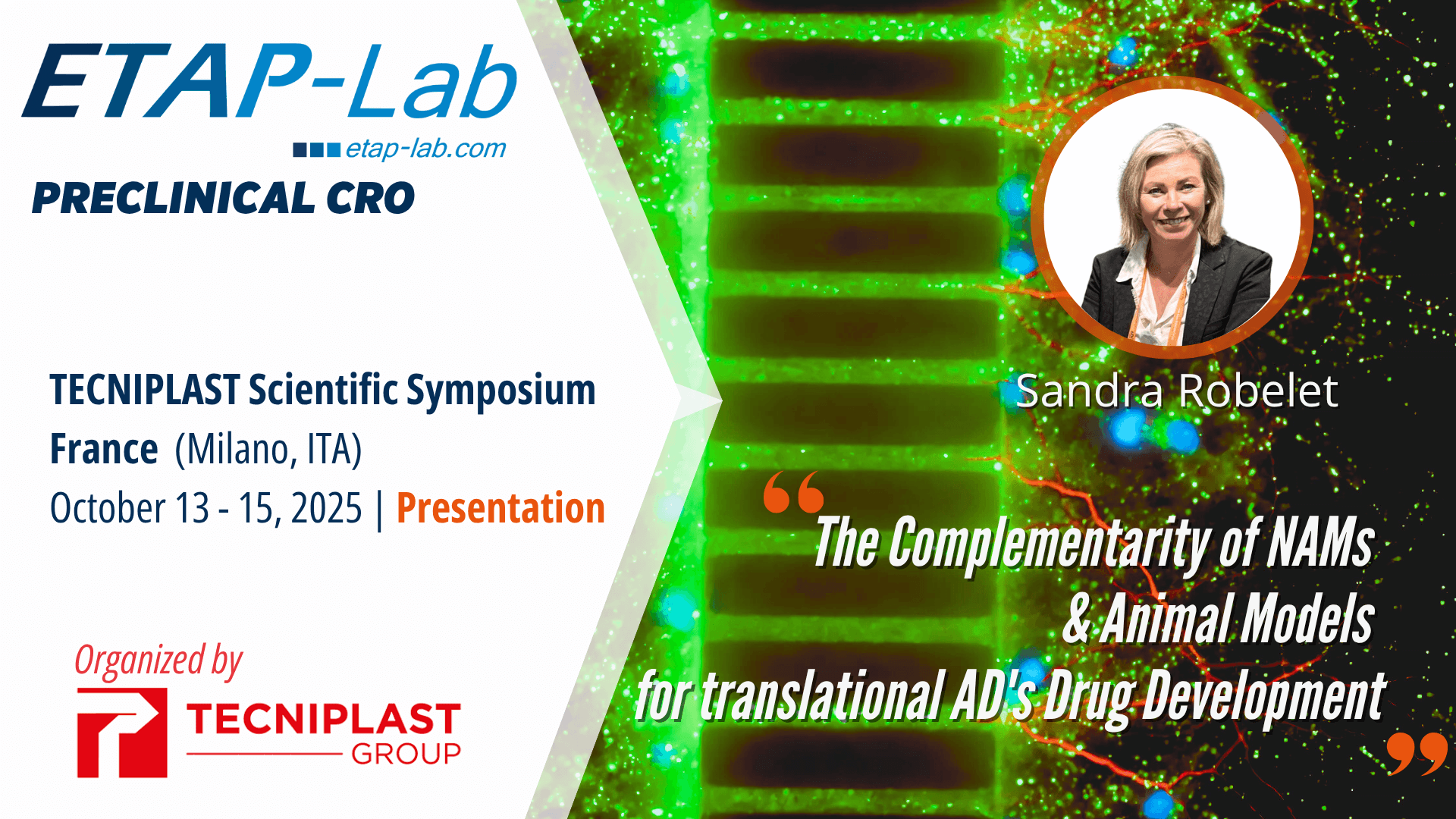 Pitch at the TECNIPLAST Scientific Symposium France 2025