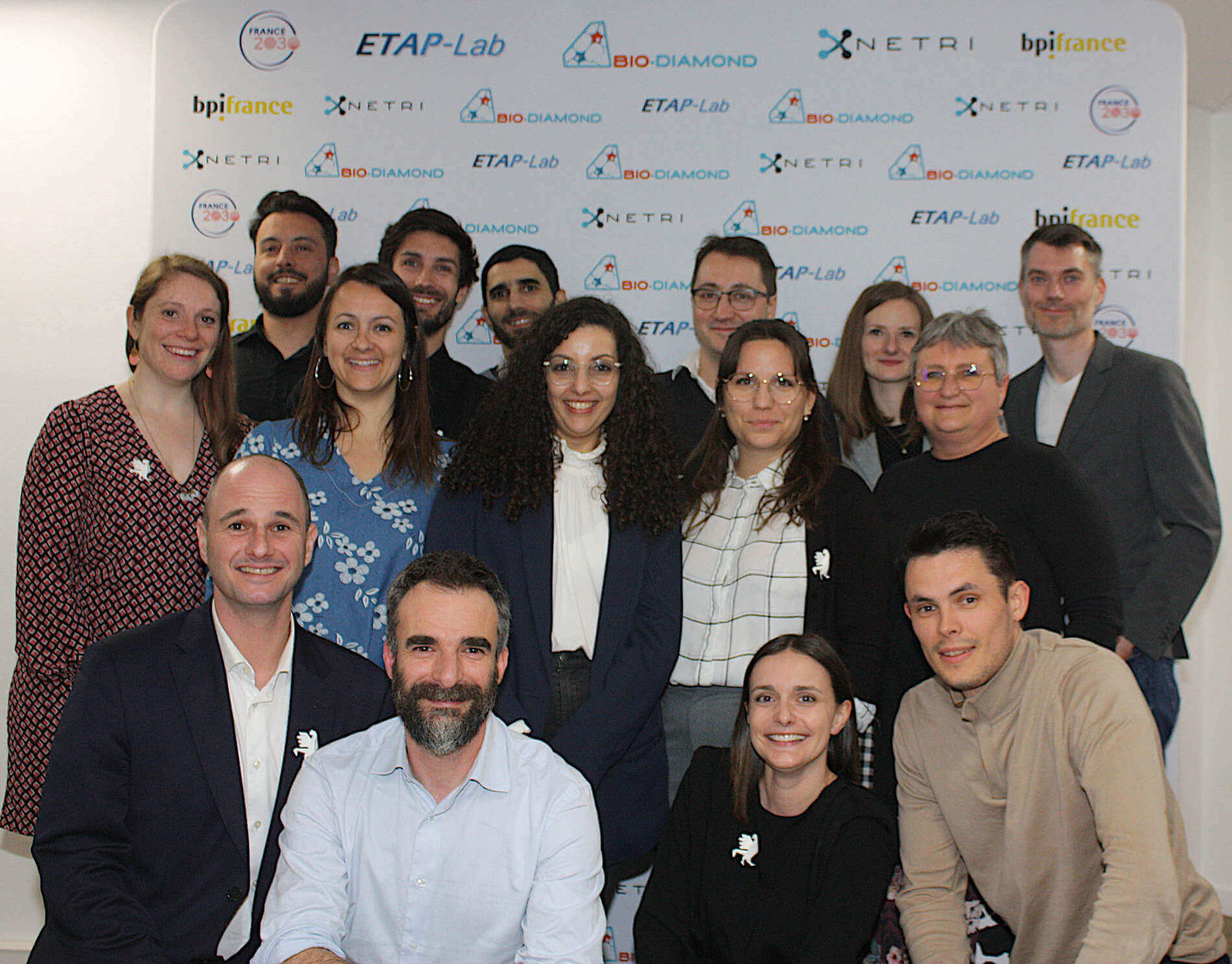 Equipe BIO-DIAMOND (ETP-Lab et NETRI)