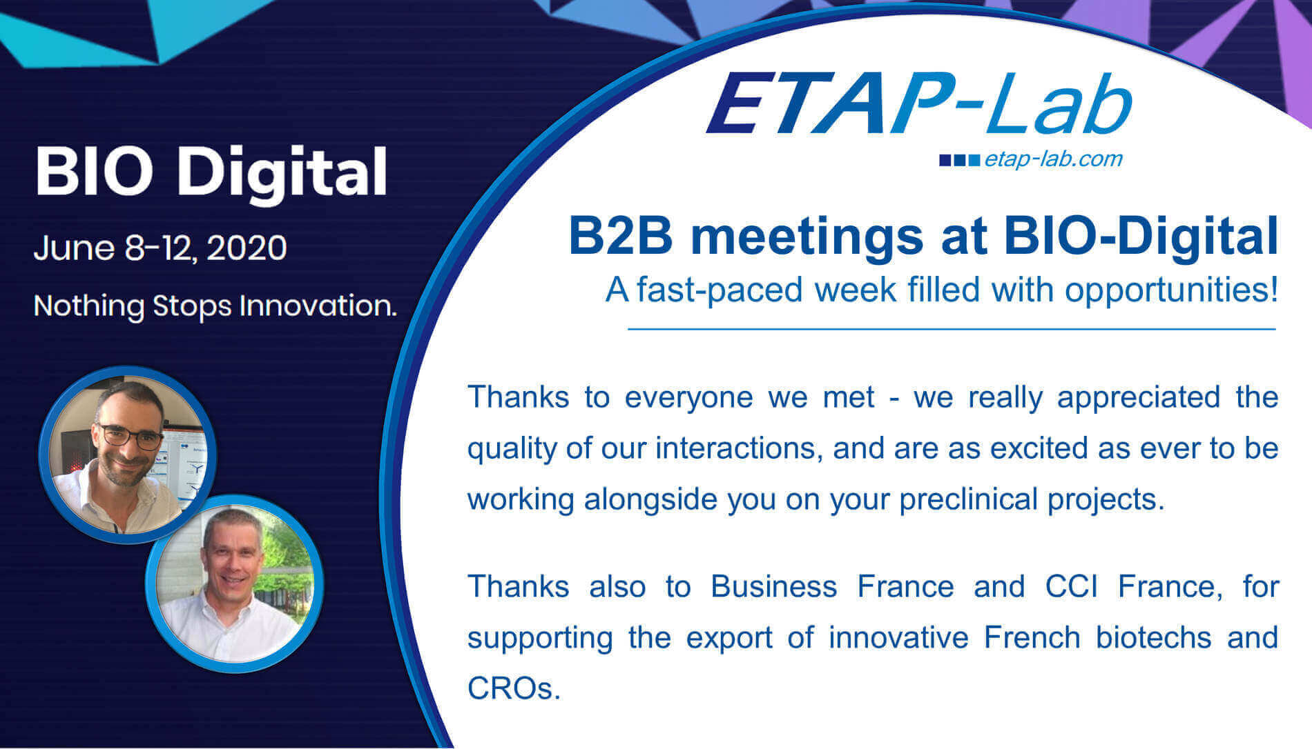 B2B meetings at BIO-Digital