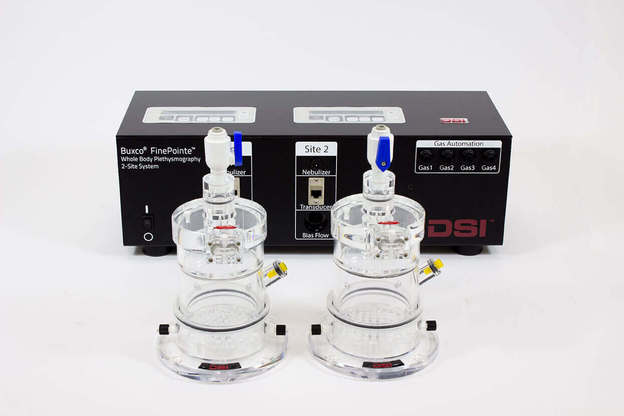 New whole-body plethysmography system (Buxco, DSITM)