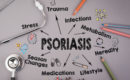 Psoriasis illustration