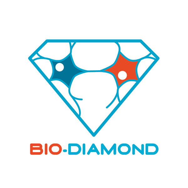 History – logotype biodiamond square white