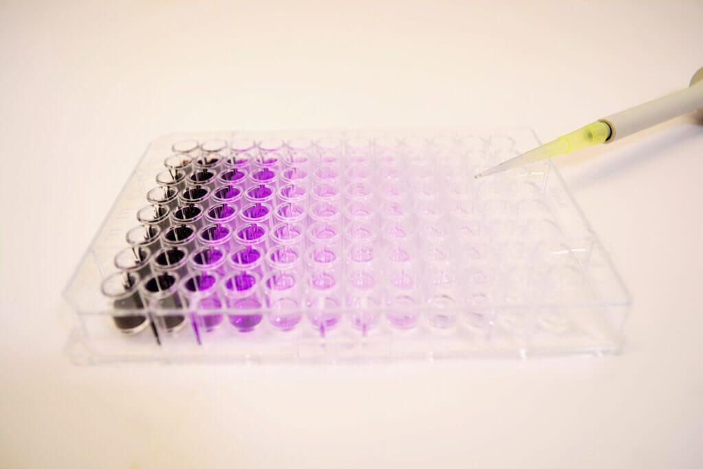 bioassay Colorimetric Immunoassay purple