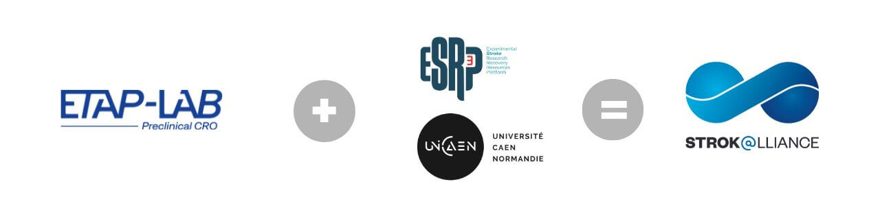 strokalliance partnership design with the logo of ETAP-LAB ESR3P and UNICAEN